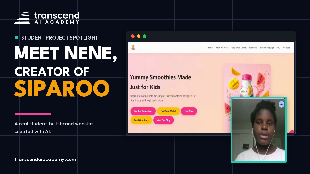 Nene, Creator of Siparoo - Summer Camp Demo Day